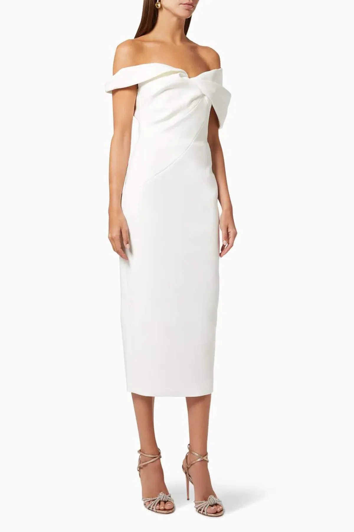 Rachel Gilbert Matteo Dress Ivory Size 8 - Image 1