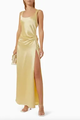 Anna Quan Etta Dress Champagne/Yellow Size 12  for rent on The Volte - image 5