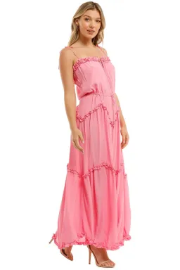 SWF Dynamic Maxi Dress Pink Size S/AU 8 for rent on The Volte - image 2