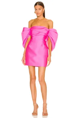 Solace London Elina Mini Dress Pink US 6 /AU 10 for rent on The Volte - image 1