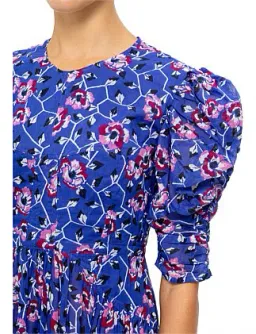 Isabel Marant Etoile Electric Dress Floral Print Blue Size 10 for rent on The Volte - image 4