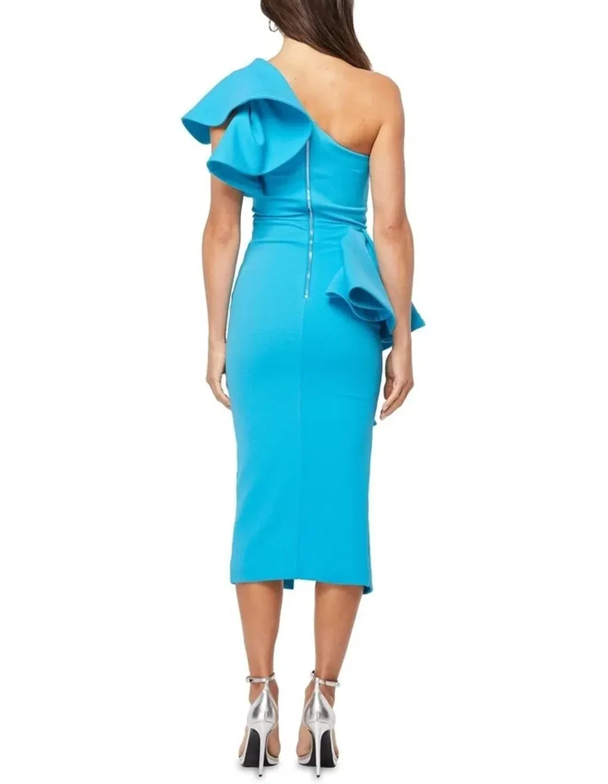 Mossman Dangerous Minds Midi Dress Blue Size 10 - Image 2