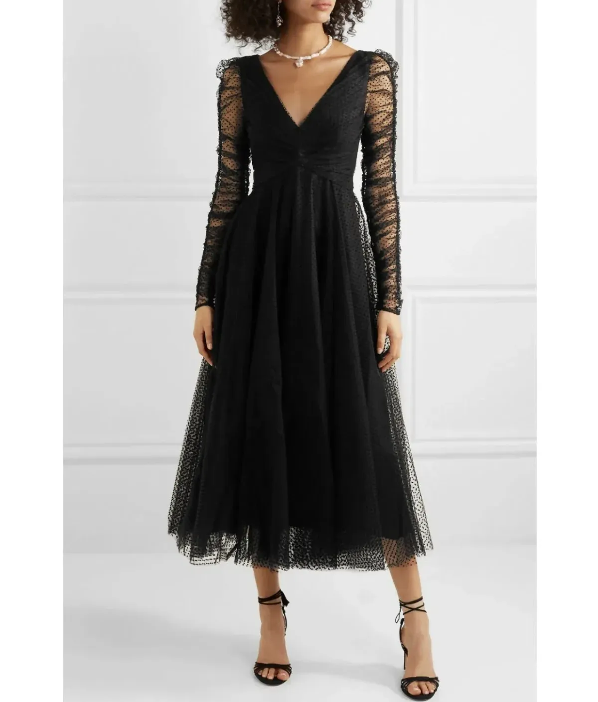 Zimmermann Espionage Ballet Tulle Midi Dress Black Size 1 / AU 10 - Image 1