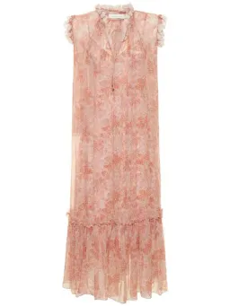 Zimmermann Kaleidoscope Picnic Dress Blush Size AU 6 for rent on The Volte - image 3