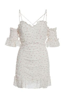 For Love and Lemons La Brooke Cocktail Dress White Size 8 for rent on The Volte - image 4