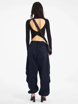 Dion Lee Parachute Pant Dark Navy Size S / Au 8 for rent on The Volte - image 4