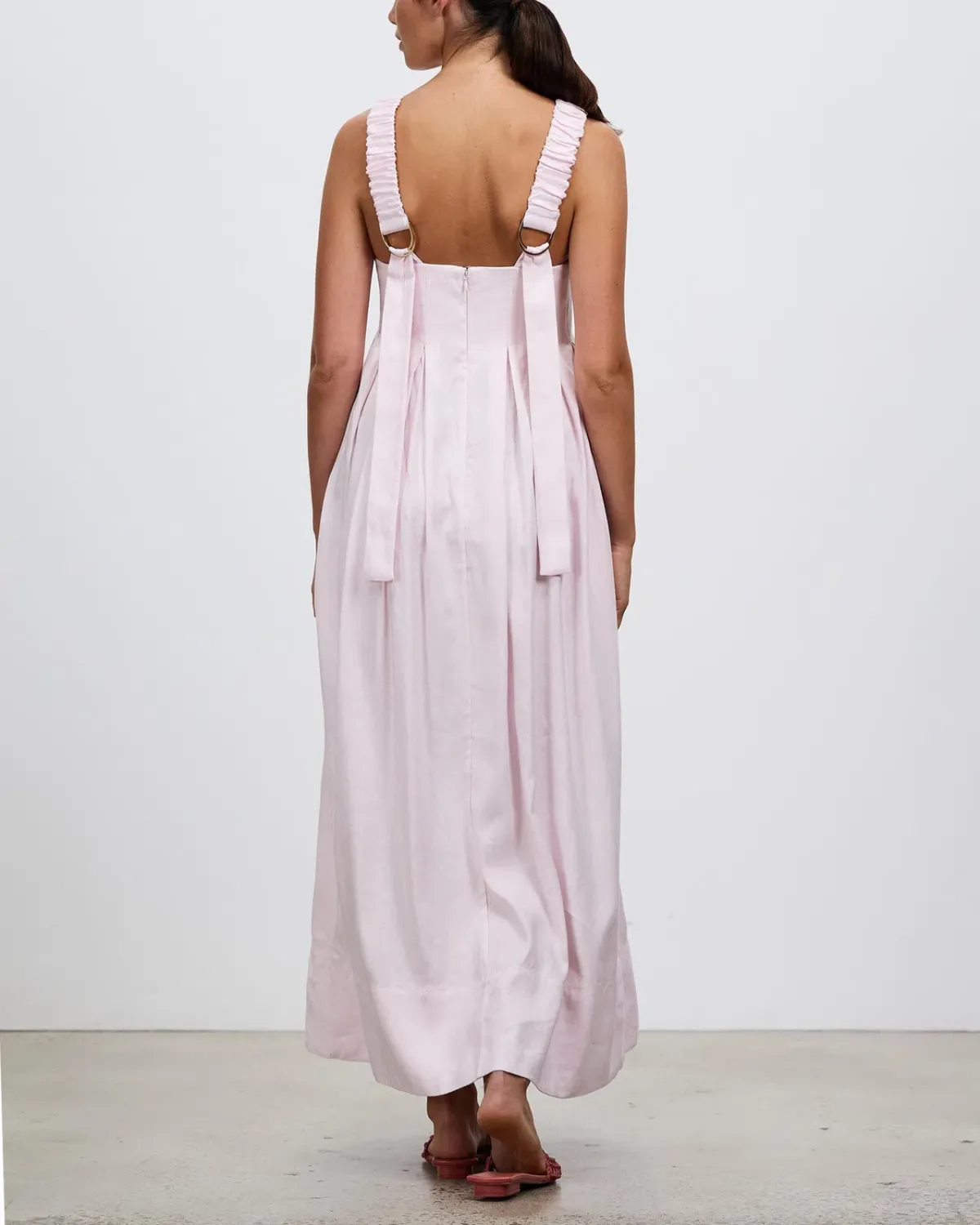 Acler Exclusive Exeter Dress Blush Size AU 8 - Image 3