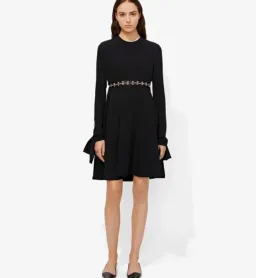 Proenza Schouler Hook And Eye Dress Black Size AU 8 for rent on The Volte - image 1