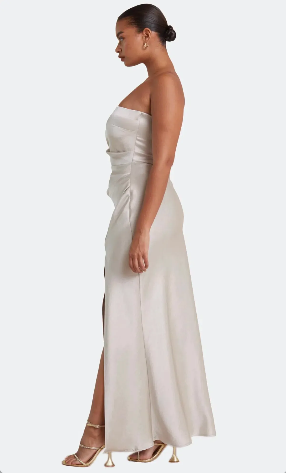 Bec & Bridge Dreamer Strapless Dress Sand Size AU 6  - Image 2