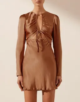 Shona Joy Felicity Long Sleeve Mini Dress size 14 for rent on The Volte - image 1