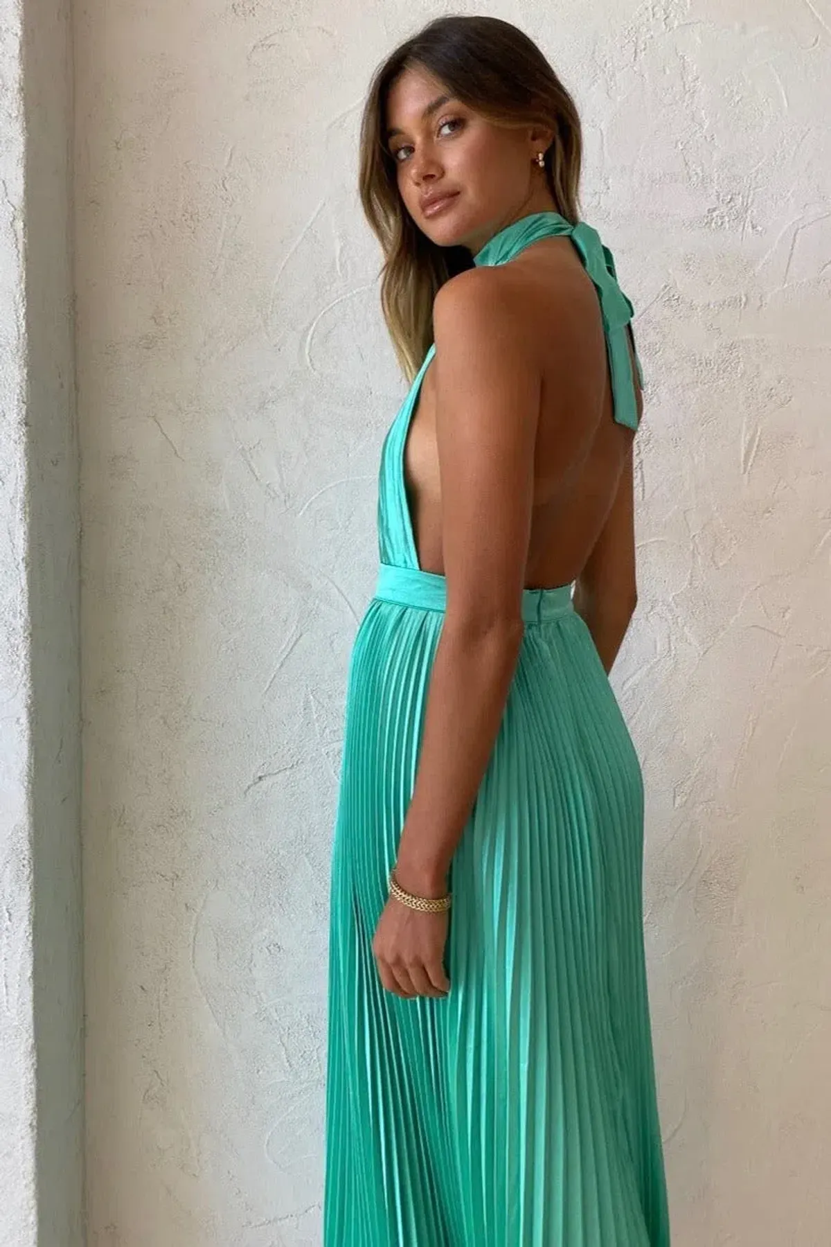 L’Idee Renaissance Gown Marine Size 8 - Image 2