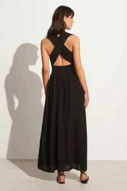 Faithfull The Brand Tropiques Maxi Dress Black Size 12 for rent on The Volte - image 3