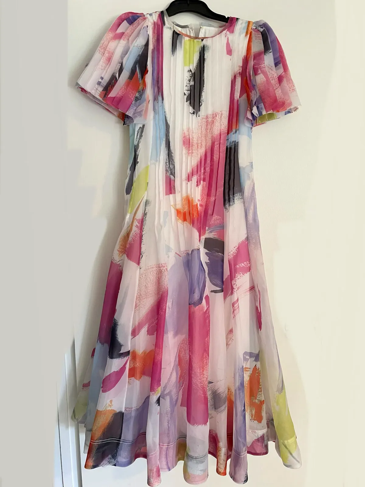 AJE Nova Pleated Midi Dress Size 6 - Image 4