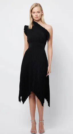 Mossman Lady Like Midi Dress Black Size 12 for rent on The Volte - image 1