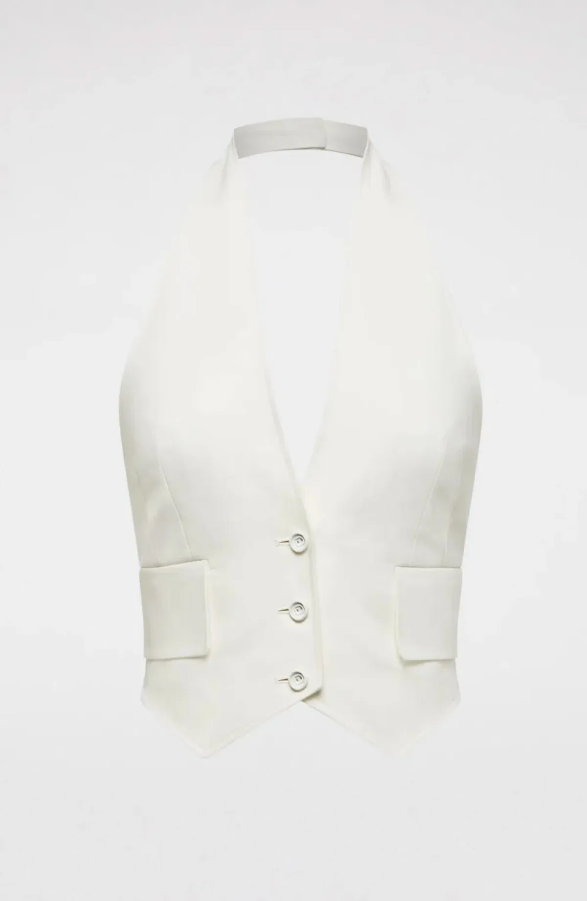 Scanlan Theodore Double Cotton Waistcoat and Trousers Set Alabaster Size 8  - Image 6