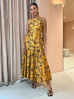 ACLER Astoria Dress in Night Garden Size 10 for rent on The Volte - image 1