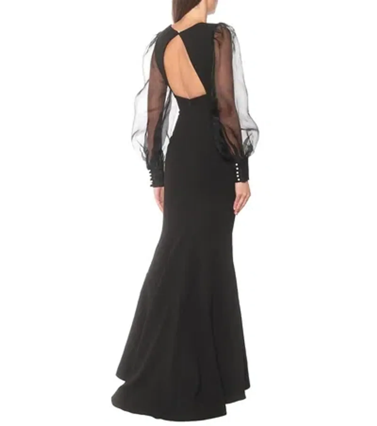 Rebecca Vallance Barbie Cut Out Gown Black Size 10 - Image 2