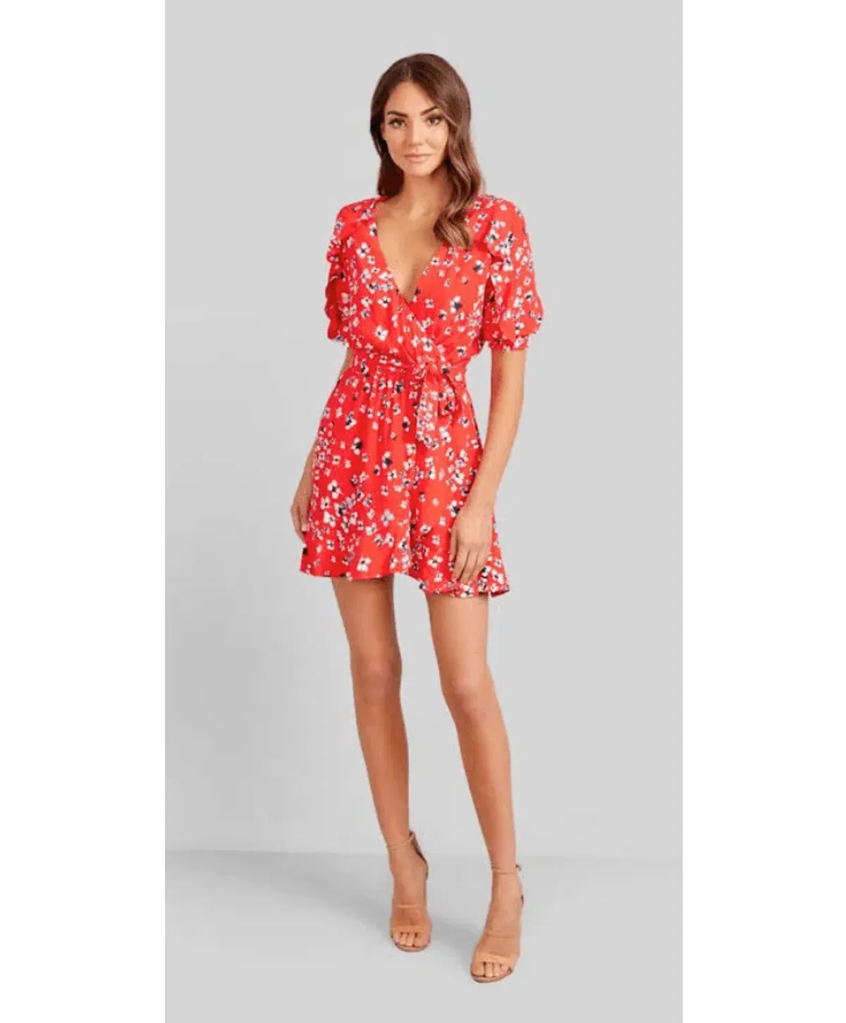 Kookai Delilah Wrap Dress Red Size 8 - Image 1