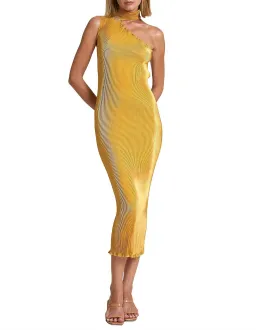 L'Idee Soiree 90’s Gown In Marigold Size AU 10 for rent on The Volte - image 1