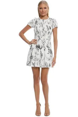 Sir the Label Mariele Ruched Tee Mini Dress White Size 3 / AU 12 for rent on The Volte - image 2
