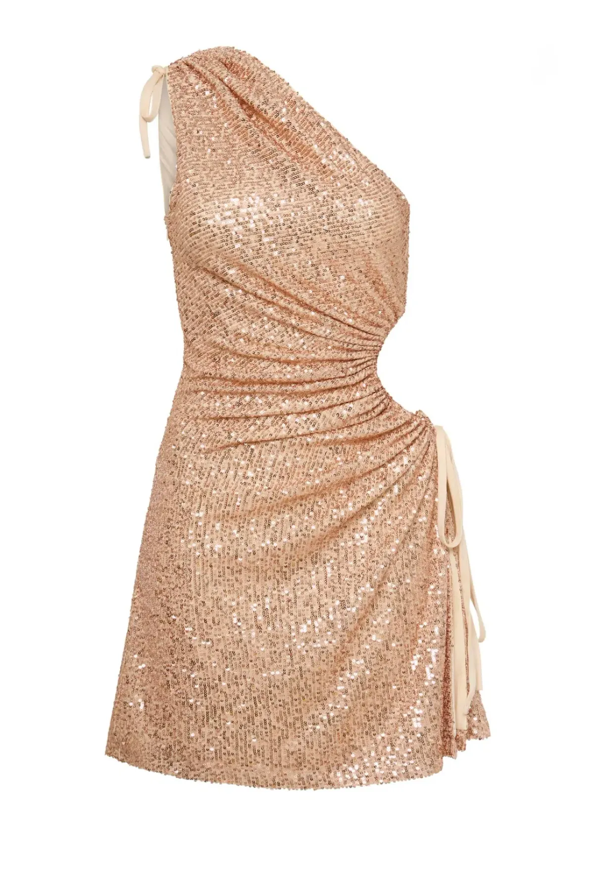 Sonya Moda Mini Nour Gold Sequin Dress Size L/AU 12 - Image 6