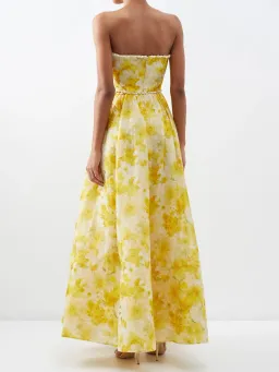 Zimmermann Wonderland Shell Gown in Daffodil Print Size 1/AU 10 for rent on The Volte - image 3