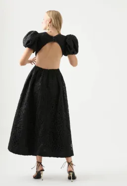 Aje Patina Lace Midi Dress Black Size 8 for rent on The Volte - image 3