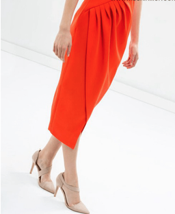 C/MEO Collective Orange Kiss Land Dress for rent on The Volte - image 2