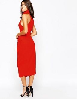 C/MEO Collective Orange Kiss Land Dress for rent on The Volte - image 3