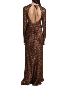 Bec & Bridge Checkmate Maxi Dress Brown Size 10 for rent on The Volte - image 3
