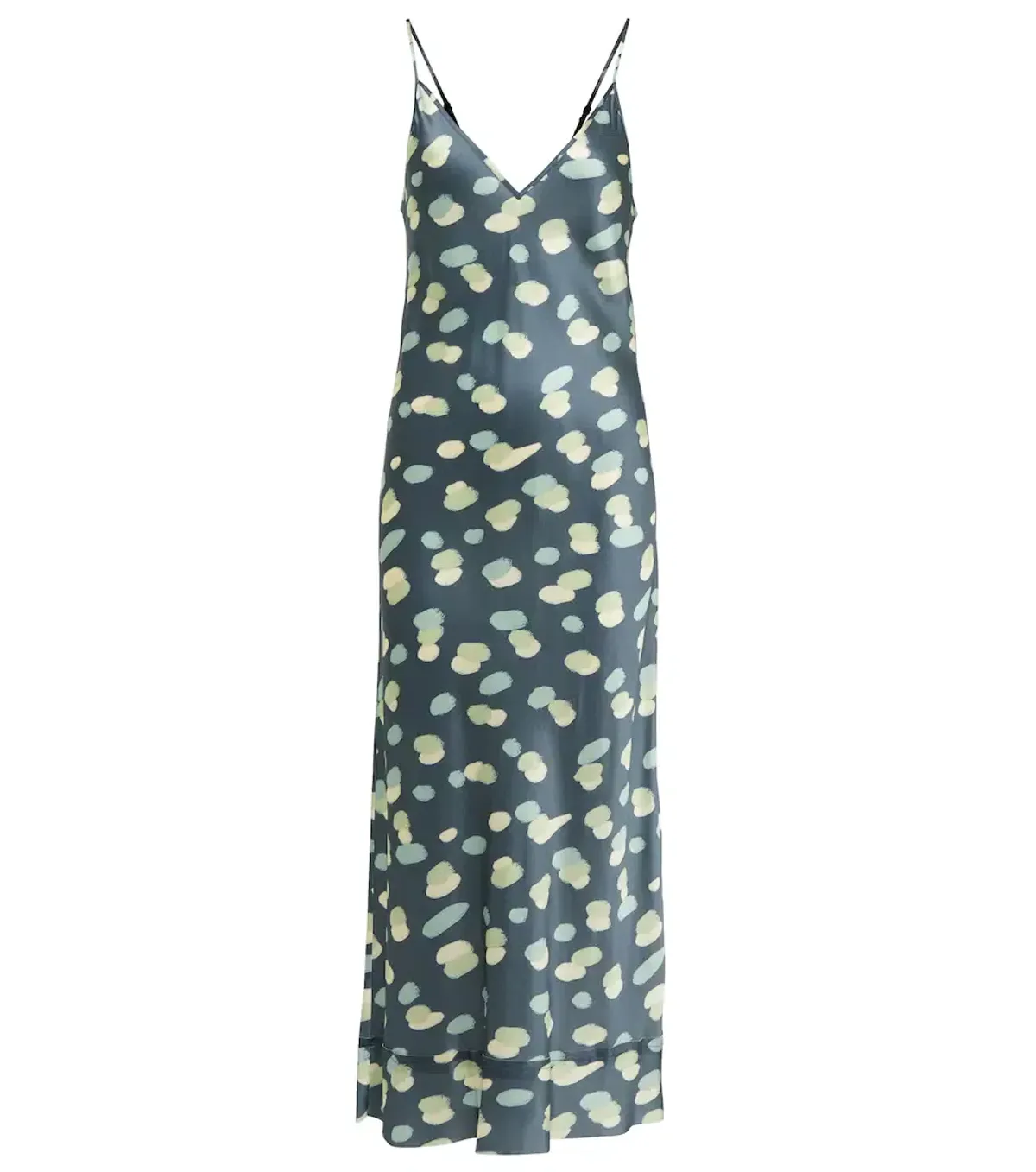 Lee Mathews Bella Printed Silk Satin Slip Dress Print Size 6 - Image 3