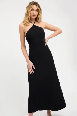 Kookai Hayman Cross Tie Dress Black Size AU 6 for rent on The Volte - image 2