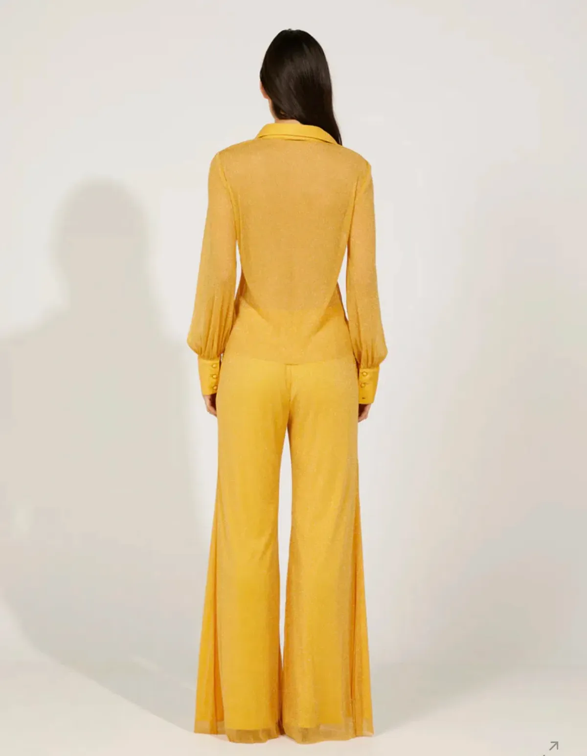 Alice McCall Elodie Top and Pants Set Yellow Size 10 - Image 3