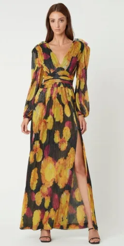Rebecca Vallance Astoria Long Sleeve Gown Multi Size 10 for rent on The Volte - image 2