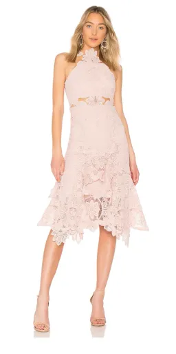 Thurley Waterlily Midi Dress Nude Size 10 for rent on The Volte - image 4