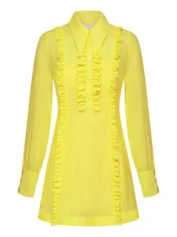 Alice McCall Lover Girl Mini Dress Yellow Size 8 for rent on The Volte - image 6