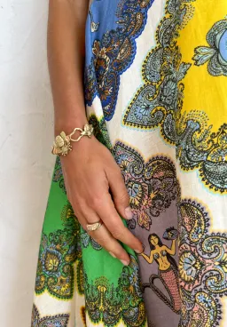 Alemais Trippy Troppo Halter Midi Dress Multi Print Size 8 for rent on The Volte - image 5