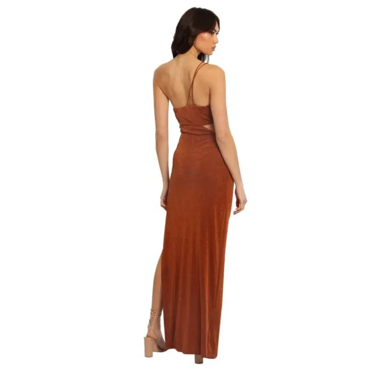 Misha Clive Gown Brown Size 10 - Image 2