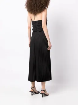 Rebecca Vallance Magdalena Halter Midi Dress Black Size 16 for rent on The Volte - image 4