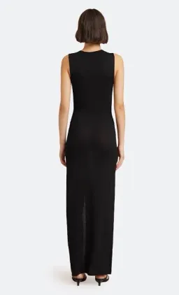 Bec & Bridge Janet Knit Maxi Dress Black Size 8  for rent on The Volte - image 4