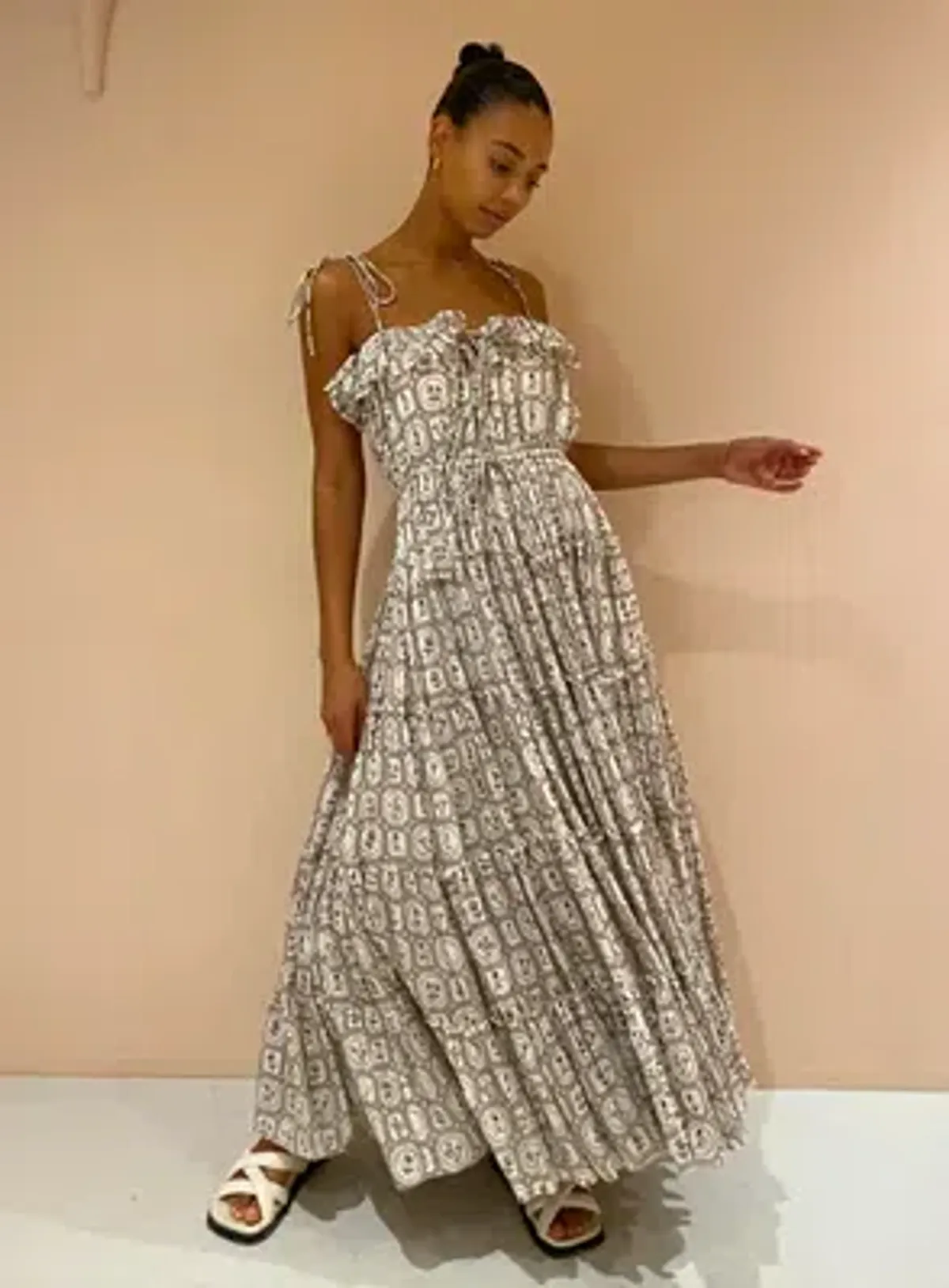 Palm Noosa With Love From Dress Print Size 12 - Image 3