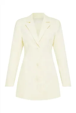 Sir the Label Marco Tailored Mini Blazer Dress Yellow Size 3 / AU 12 for rent on The Volte - image 5