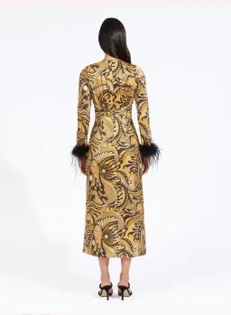 Alice McCall Feather Dress Gold Dust Size AU 8 for rent on The Volte - image 4