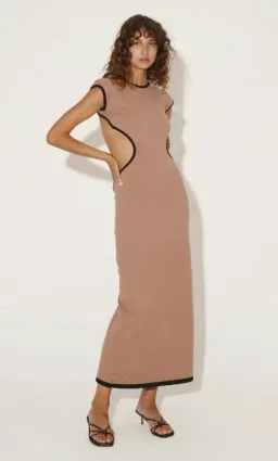 Hansen & Gretel Evelyn Dress Brown Size M / AU 10 for rent on The Volte - image 1