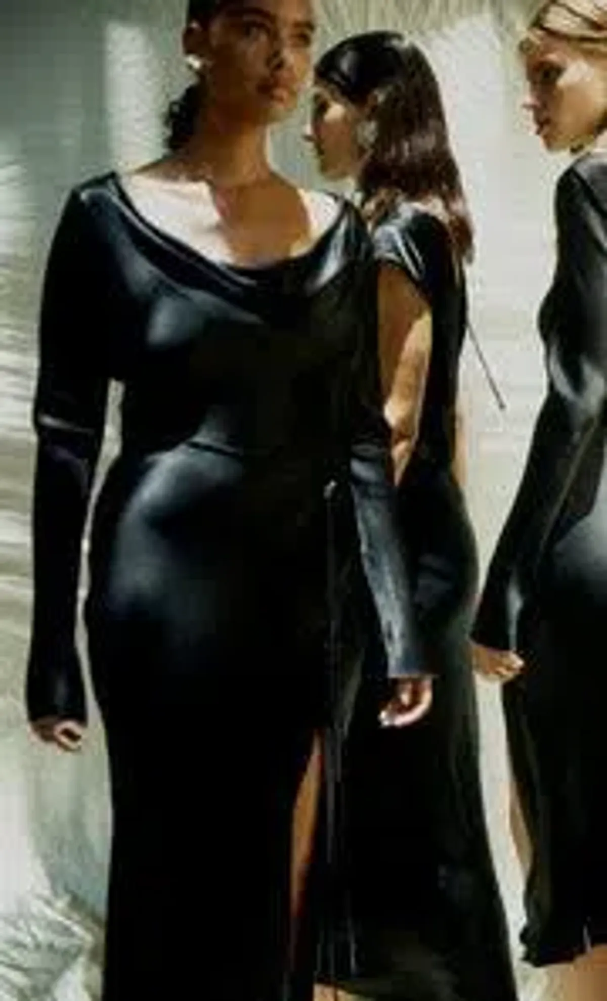 Bec & Bridge Long Sleeve Moondance Dress Maxi Black Size AU 12 - Image 5