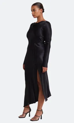Bec & Bridge Long Sleeve Moondance Dress Maxi Black Size AU 12 for rent on The Volte - image 4