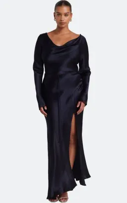 Bec & Bridge Long Sleeve Moondance Dress Maxi Black Size AU 12 for rent on The Volte - image 2