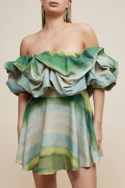 Acler Cumberland Dress Green Size AU 8  for rent on The Volte - image 2