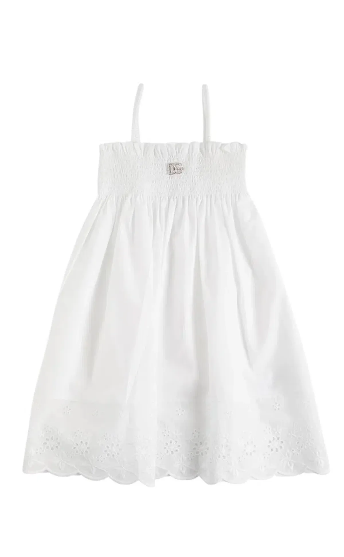 Dolce & Gabbana Cotton Poplin Dress White Size 5 - Image 1