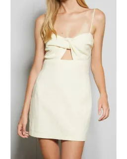 Bec & Bridge Ana Mini Dress Butter Size AU 6 for rent on The Volte - image 3